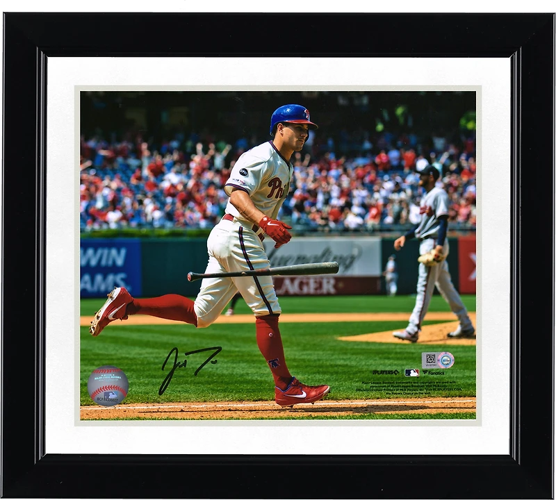 Photographie autographiée de 20 x 25 cm de J.T. Realmuto des Philadelphia Phillies