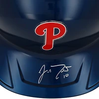 J.T. Realmuto Philadelphia Phillies Autographed Alternate Chrome Rawlings Mach Pro Replica Batting Helmet - Fanatics Exclusive