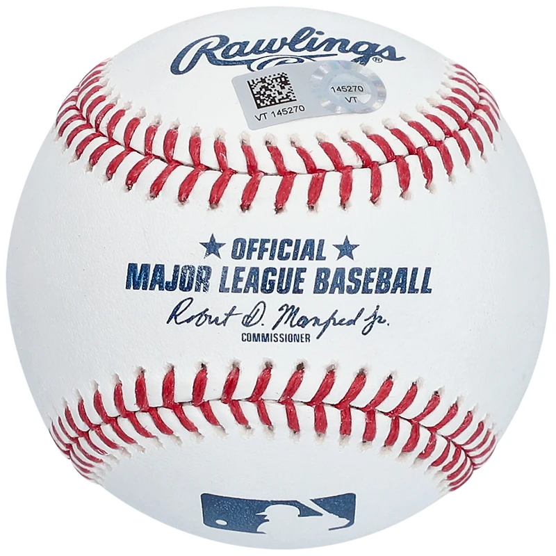 Baseball autographié par J.T. Realmuto des Philadelphia Phillies avec l'inscription « Ring the Bell »