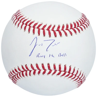 J.T. Realmuto Philadelphia Phillies Autographed Baseball with "Ring the Bell" Inscription