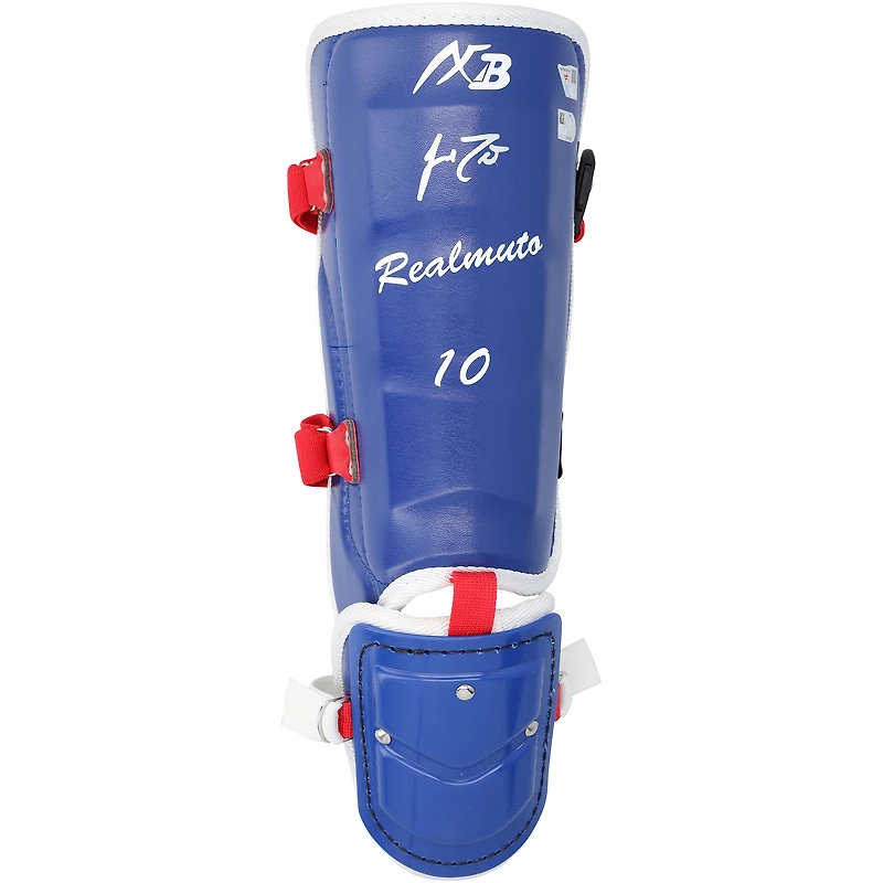 J.T. Realmuto Philadelphia Phillies Autographed Game-Used Blue Belgard Leg Guard from the 2025 MLB Season - NF70450509