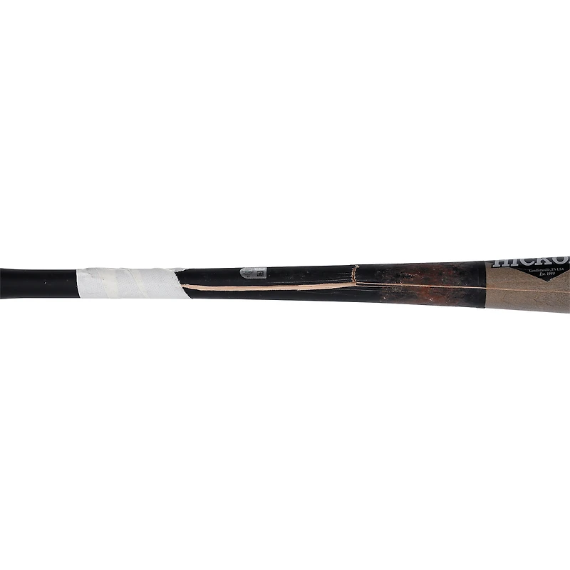 J.T. Realmuto Philadelphia Phillies Autographed Game-Used Gray/Black Old Hickory Broken Bat vs. New York Mets on June 9, 2024