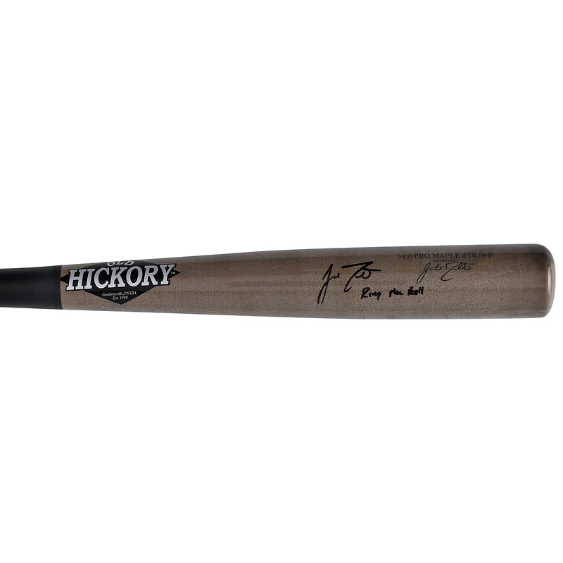 Batte de baseball Old Hickory autographiée par J.T. Realmuto des Phillies de Philadelphie avec l'inscription « Ring The Bell »