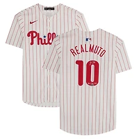 J.T. Realmuto Philadelphia Phillies Autographed White Nike Limited Jersey with "Ring the Bell" Inscription