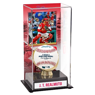 Vitrine de présentation sublimée avec image des Philadelphia Phillies de J.T. Realmuto