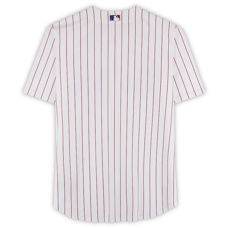 Justin Crawford Philadelphia Phillies Autographed White Nike Replica Jersey