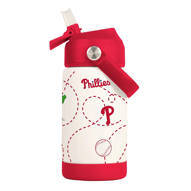 Bouteille mascotte des Phillies de Philadelphie (Logo Brands) de 355 ml