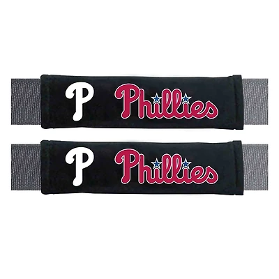 Logo Brands Philadelphia Phillies Seatbelt Pad Two-Piece Set