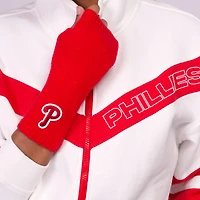 Lusso  Philadelphia Phillies Fingerless Gloves Tri-Blend