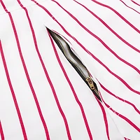 Men's FOCO  White Philadelphia Phillies Pinstripe Bib Overalls