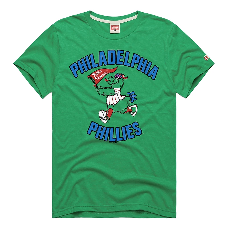 Men's Homage  Green Philadelphia Phillies Hyper Local Tri-Blend T-Shirt