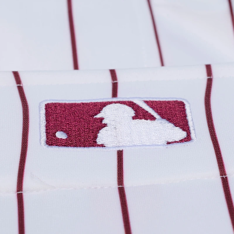 Maillot authentique Mitchell & Ness Chase Utley blanc des Phillies de Philadelphie, collection Cooperstown 2003, pour homme