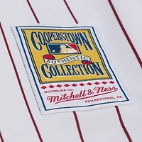 Men's Mitchell & Ness Chase Utley White Philadelphia Phillies 2003 Cooperstown Collection Authentic Jersey