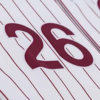 Maillot authentique Mitchell & Ness Chase Utley blanc des Phillies de Philadelphie, collection Cooperstown 2003, pour homme