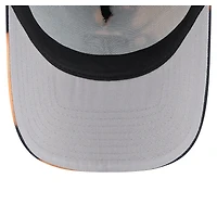 Men's New Era  Black Philadelphia Phillies Bleached A-Frame 9FORTY Adjustable Hat