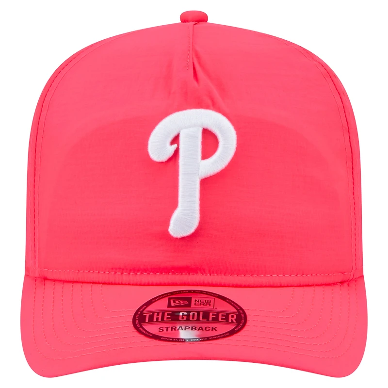 Casquette ajustable Everyday Golfer rose des Philadelphia Phillies de New Era pour homme