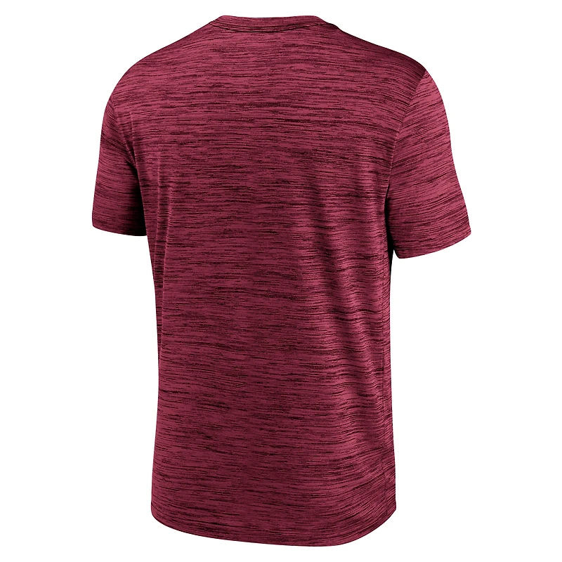 T-shirt Nike Bordeaux Philadelphia Phillies Authentic Collection Velocity Dri-FIT pour homme