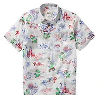 Men's Reyn Spooner Philadelphia Phillies Scenic Tri-Blend Button-Down Shirt