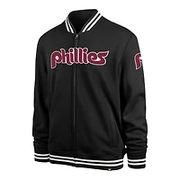 Veste de survêtement entièrement zippée '47 Philadelphia Phillies Wax Pack Pro Camden noire pour hommes