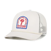 Casquette camionneur ajustable Gravestone des Philadelphia Phillies, couleur crème, modèle 47, pour homme