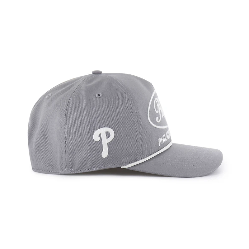 Casquette ajustable Foundational Hitch grise '47 pour homme des Philadelphia Phillies