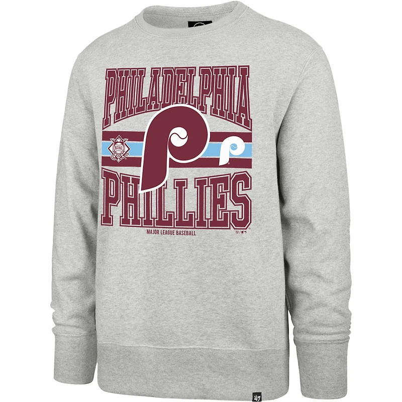 Sweat-shirt à capuche gris Philadelphia Phillies Letters Headline pour homme '47