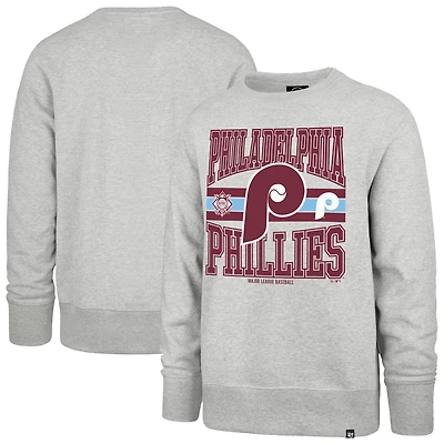 Sweat-shirt à capuche gris Philadelphia Phillies Letters Headline pour homme '47