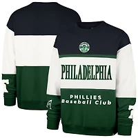 Men's '47  Green Philadelphia Phillies Tee Up Maximalist Fleece Sweatshirt