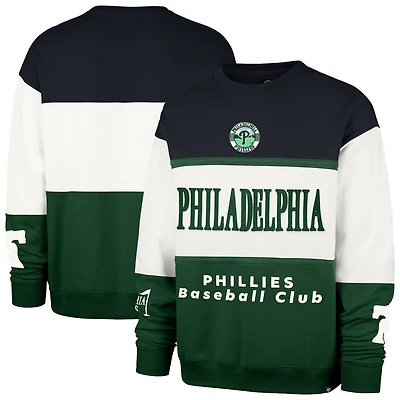 Sweat-shirt polaire maximaliste vert Philadelphia Phillies Tee Up pour homme, modèle 47