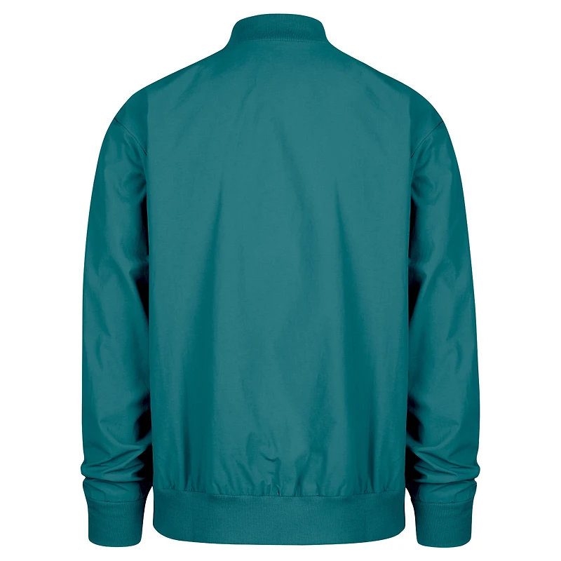 Men's '47 Hunter Green Philadelphia Phillies Anderson Twill Full-Snap Bomber Jacket