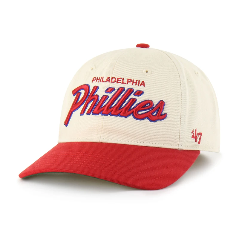 Casquette ajustée Crosstown Franchise '47 Natural Philadelphia Phillies pour homme