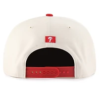 Casquette snapback Payson Captain des Phillies de Philadelphie pour homme, modèle naturel '47