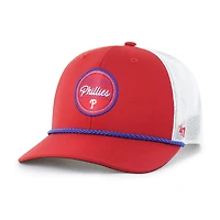 Casquette ajustable Fairway Trucker rouge/blanc '47 pour homme des Philadelphia Phillies