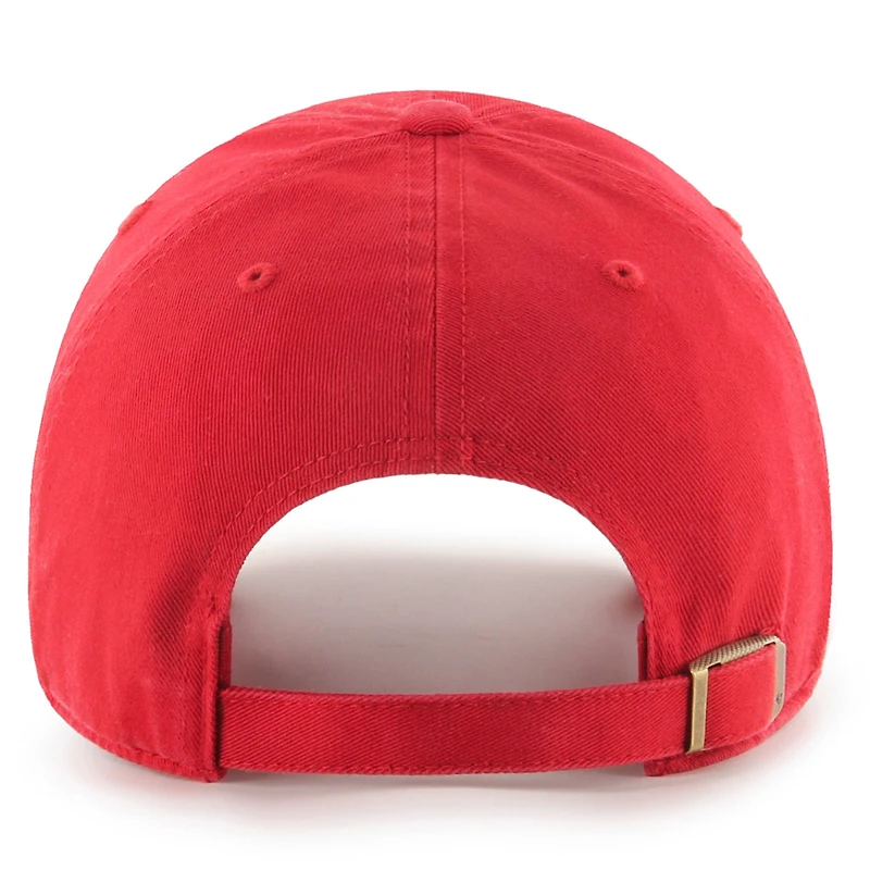 Men's '47  Red Philadelphia Phillies 2025 NL East Division Champions Clean Up Adjustable Hat