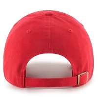 Men's '47  Red Philadelphia Phillies 2025 NL East Division Champions Clean Up Adjustable Hat