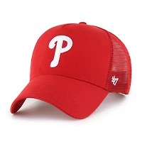 Men's '47 Red Philadelphia Phillies Ballpark Offside Adjustable Trucker Hat