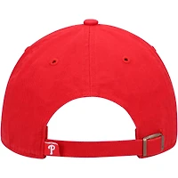 Casquette réglable Clean Up '47 rouge des Phillies de Philadelphie pour hommes