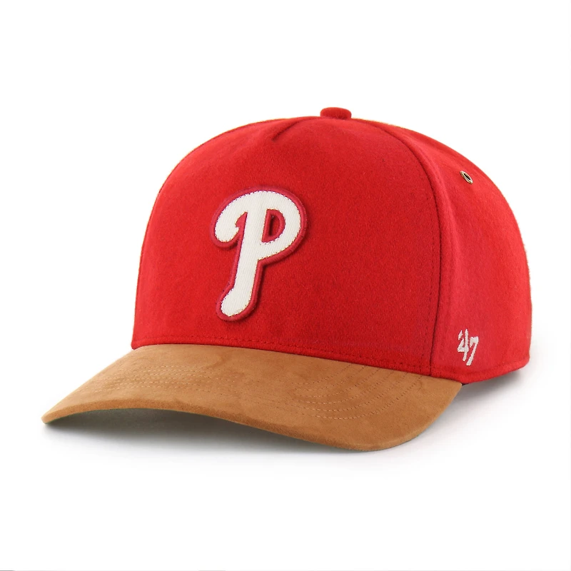 Men's '47 Red Philadelphia Phillies Gold Age Wool Hitch Adjustable Hat