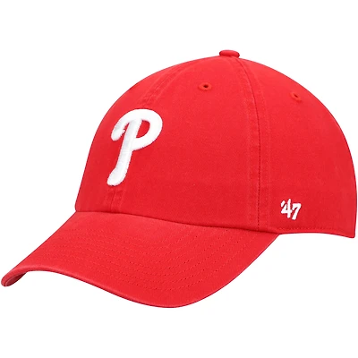 Casquette réglable Heritage Clean Up des Phillies de Philadelphie '47 rouge pour homme