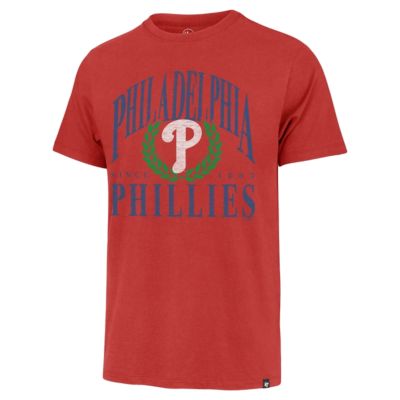 Men's '47 Red Philadelphia Phillies Pitchout Franklin T-Shirt