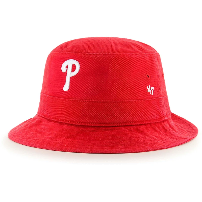 Men's '47 Red Philadelphia Phillies Primary Bucket Hat
