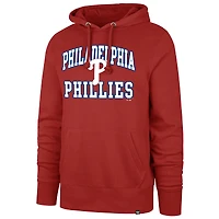 Sweat à capuche rouge Philadelphia Phillies Velocity Headline pour homme '47