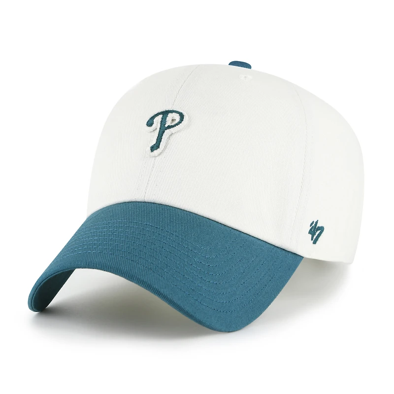 Casquette ajustable Philadelphia Phillies « 47 » blanche et turquoise, style contemporain, modèle 47 ...