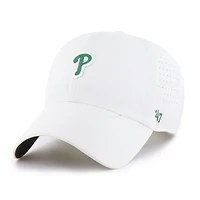 Casquette ajustable Philadelphia Phillies Elevated Greens Clean Up blanche n° 47 pour homme