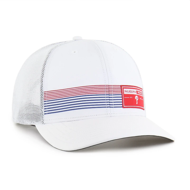 Men's '47  White Philadelphia Phillies Rangefinder brrr Trucker Adjustable Hat