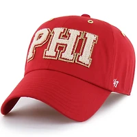 Men's '47 x Stoney Clover Lane Red Philadelphia Phillies Acro Charm Clean Up Adjustable Hat