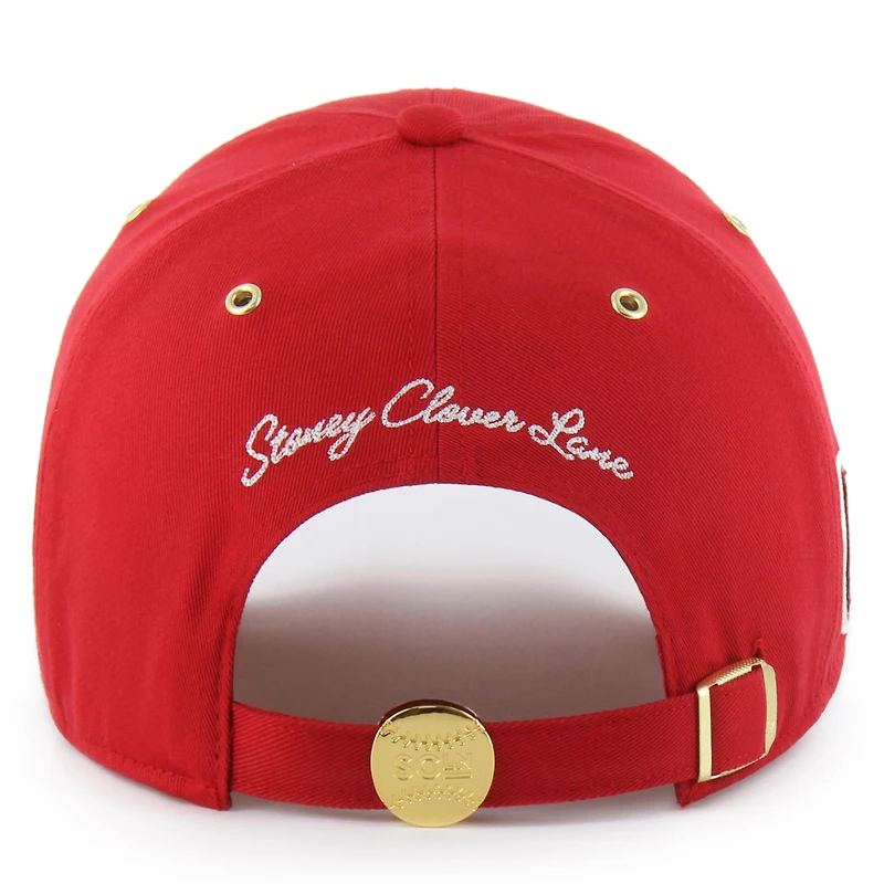 Men's '47 x Stoney Clover Lane Red Philadelphia Phillies Acro Charm Clean Up Adjustable Hat