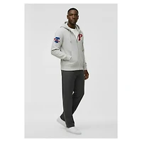 Men's Champion  Gray Philadelphia Phillies Reverse Weave Chenille Full-Zip Hoodie