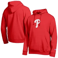 Men's Champion  Red Philadelphia Phillies All Star Embroidered Logo Hoodie