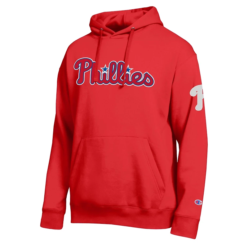 Sweat à capuche Champion rouge Philadelphia Phillies All Star pour homme